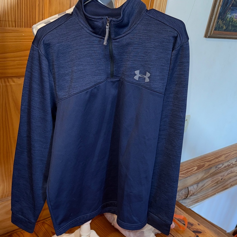 Under Armour Men's Navy quarter zip pullover